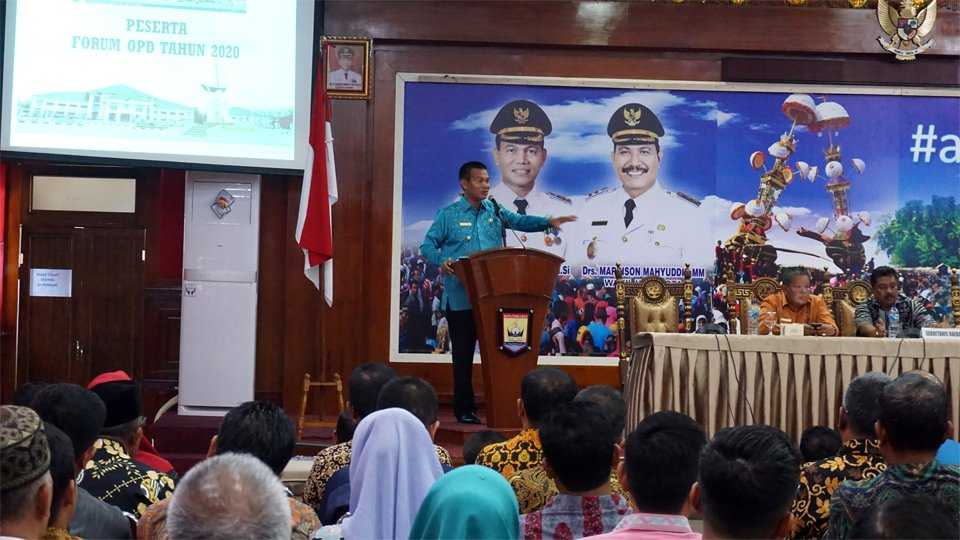 Walikota Pariaman Ajak Kepala OPD Saling Singkronisasikan Program Masing-masing OPD