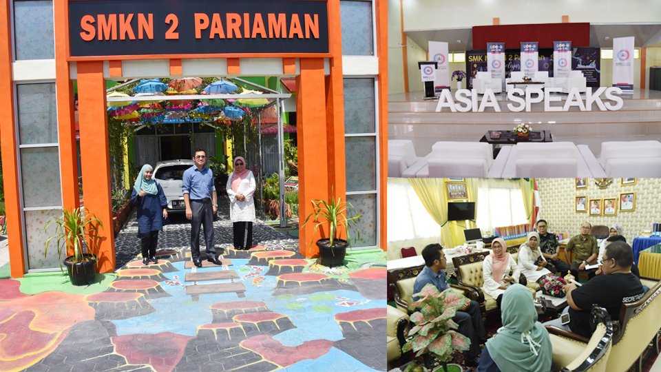 SMK N 2 Pariaman Tuan Rumah Asia Speaks Forum