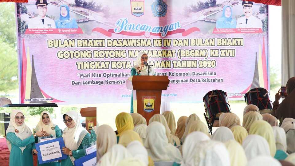Ny. Lucyanel Genius “Dasawisma ujung tombak pembinaan keluarga dan lingkungan”