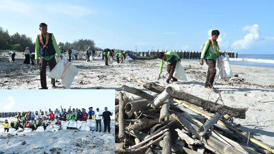 Gabungan Komunitas Pariaman, Gelar Milenial Pariaman Bersih Pantai dan menanam pohon kelapa di Pantai Pauh