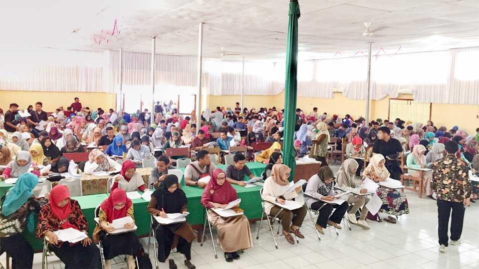 680 Calon Anggota PPS Kota Pariaman Ikuti Ujian Tertulis