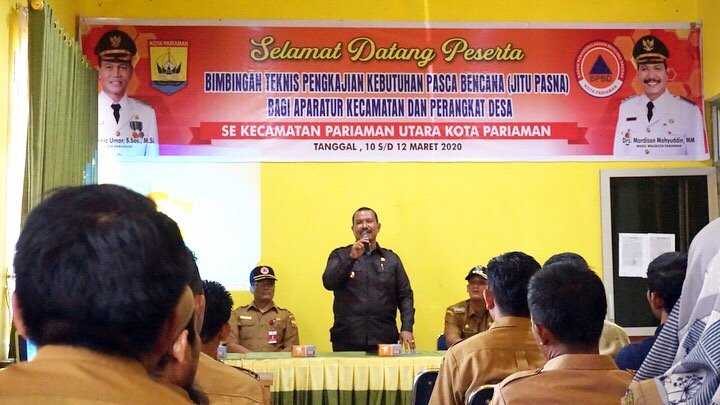 Mardison Mahyuddin Ajak Peserta Bimtek Peduli dan Antsipasi Bencana