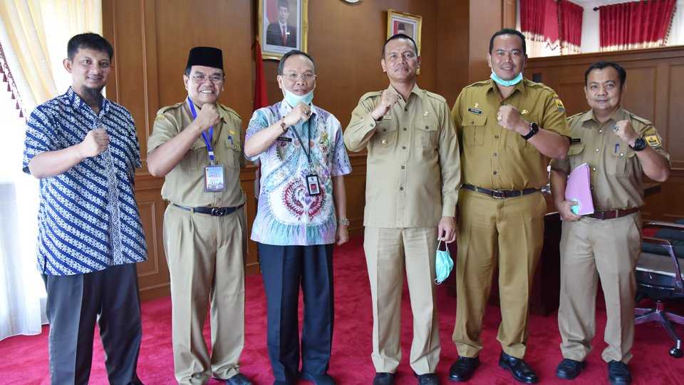 Sekretaris Komwil I Apeksi, Azwan, Koordinasi dengan Walikota Pariaman Genius Umar