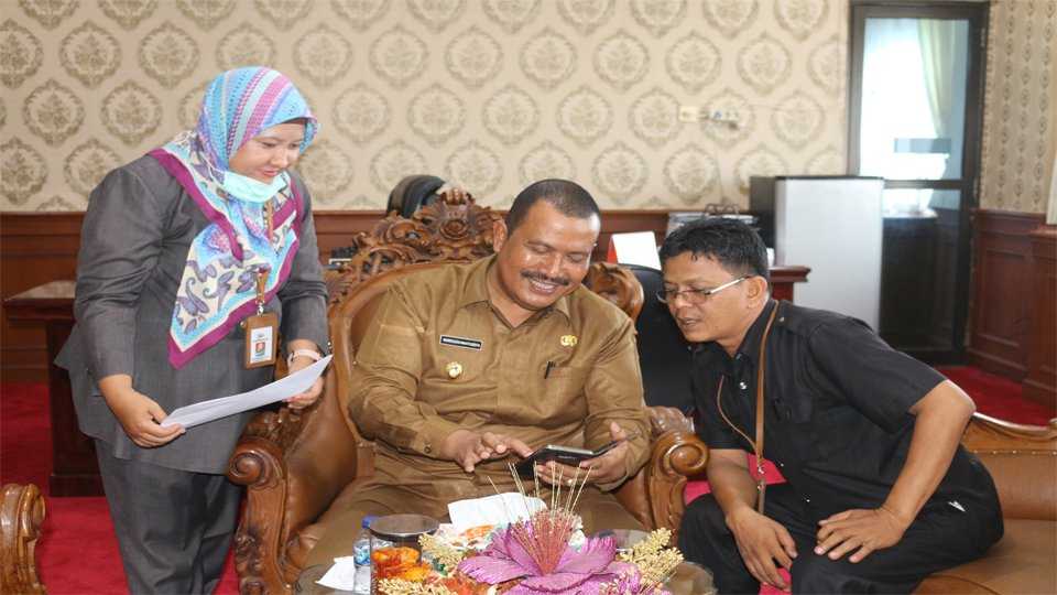 Wakil Walikota Pariaman Input Data SP Online Tahun 2020