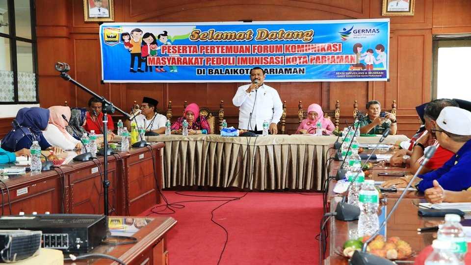 Mardison Mahyuddin Sampaikan Pentingnya Imunisasi Bagi Anak-Anak Kota Pariaman